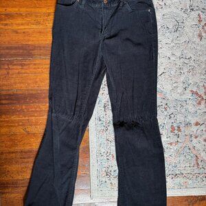 black corderoy Land's End pants